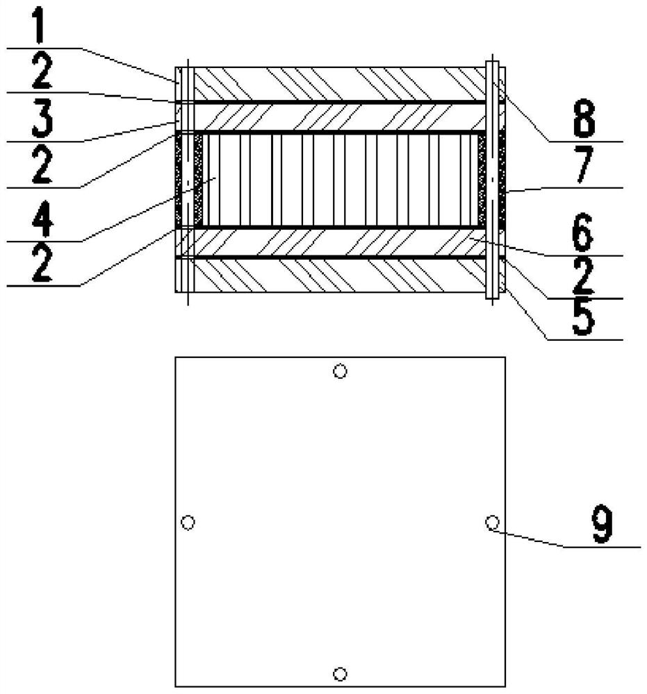 A method for preventing honeycomb core solidification instability deformation and slippage