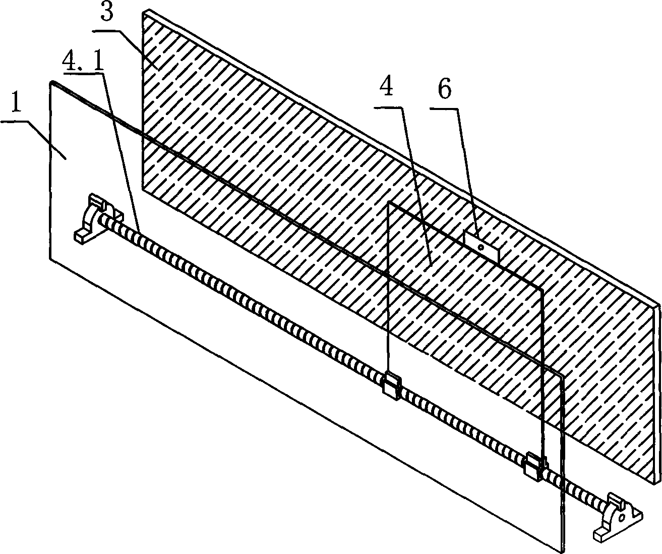 Control method of teaching blackboard writing projection system