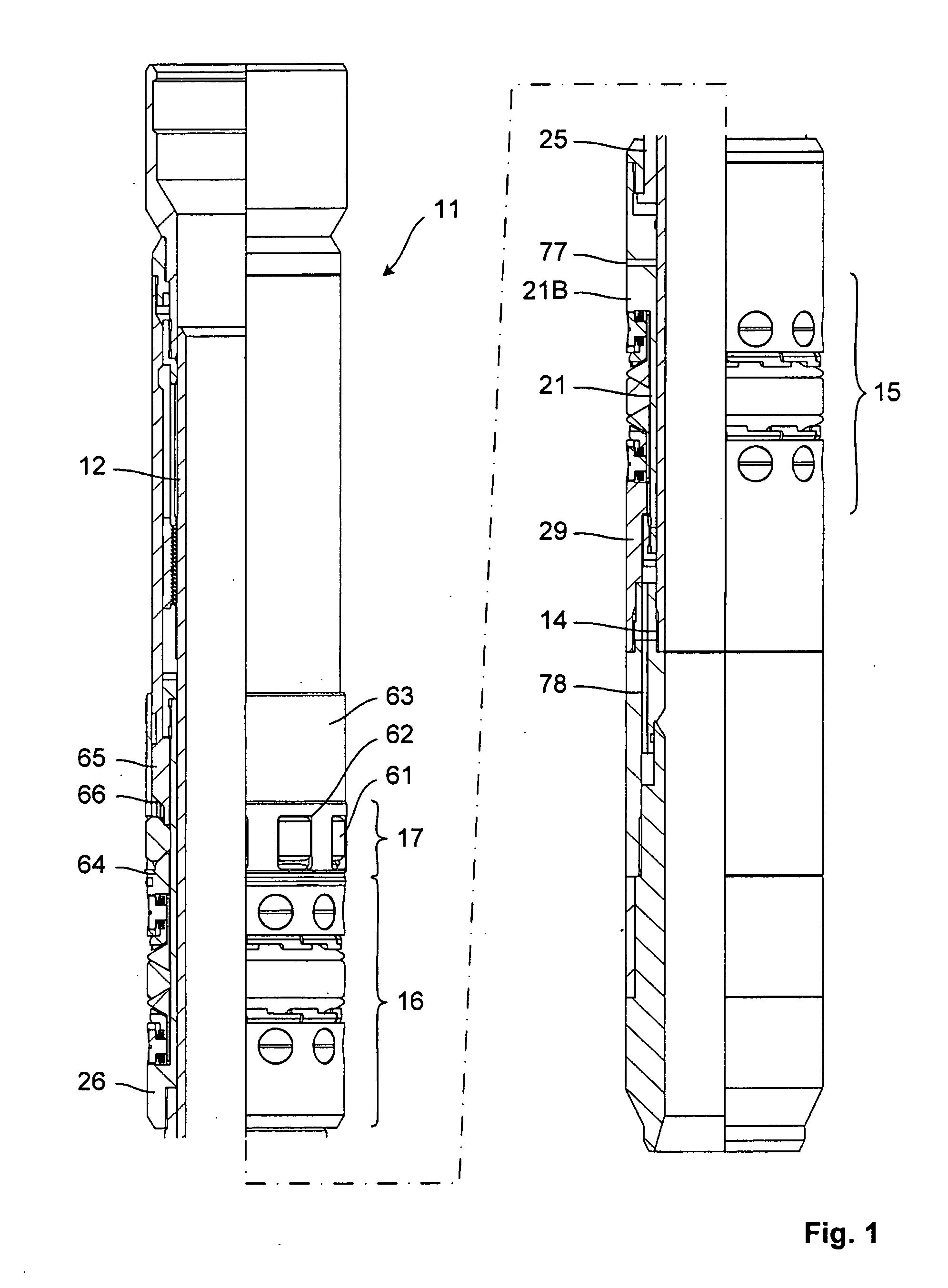 Device for Carrying a Replacement Safety Valve in a Well Tube