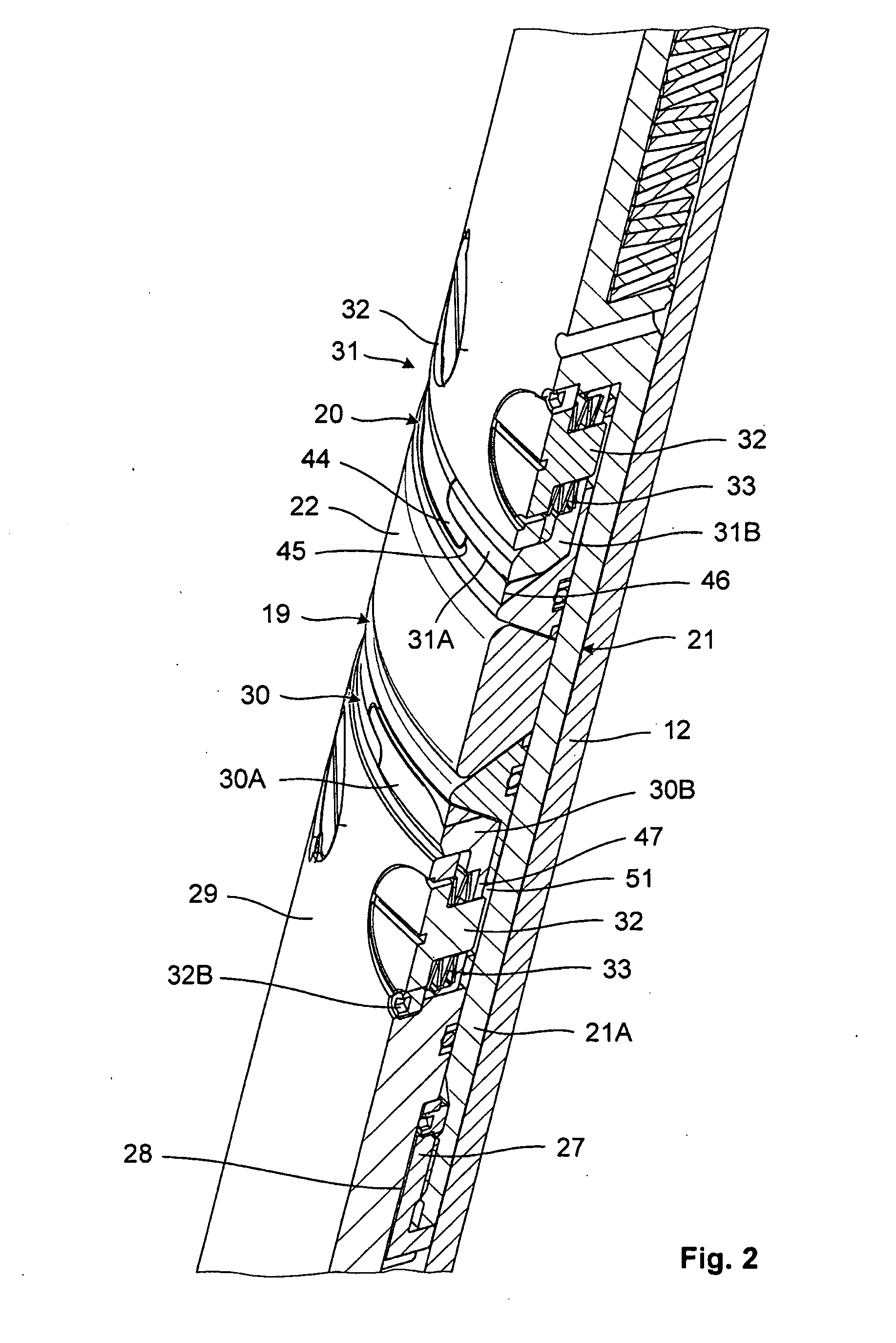 Device for Carrying a Replacement Safety Valve in a Well Tube