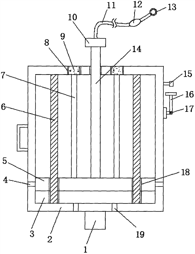 A portable inland lake water collector