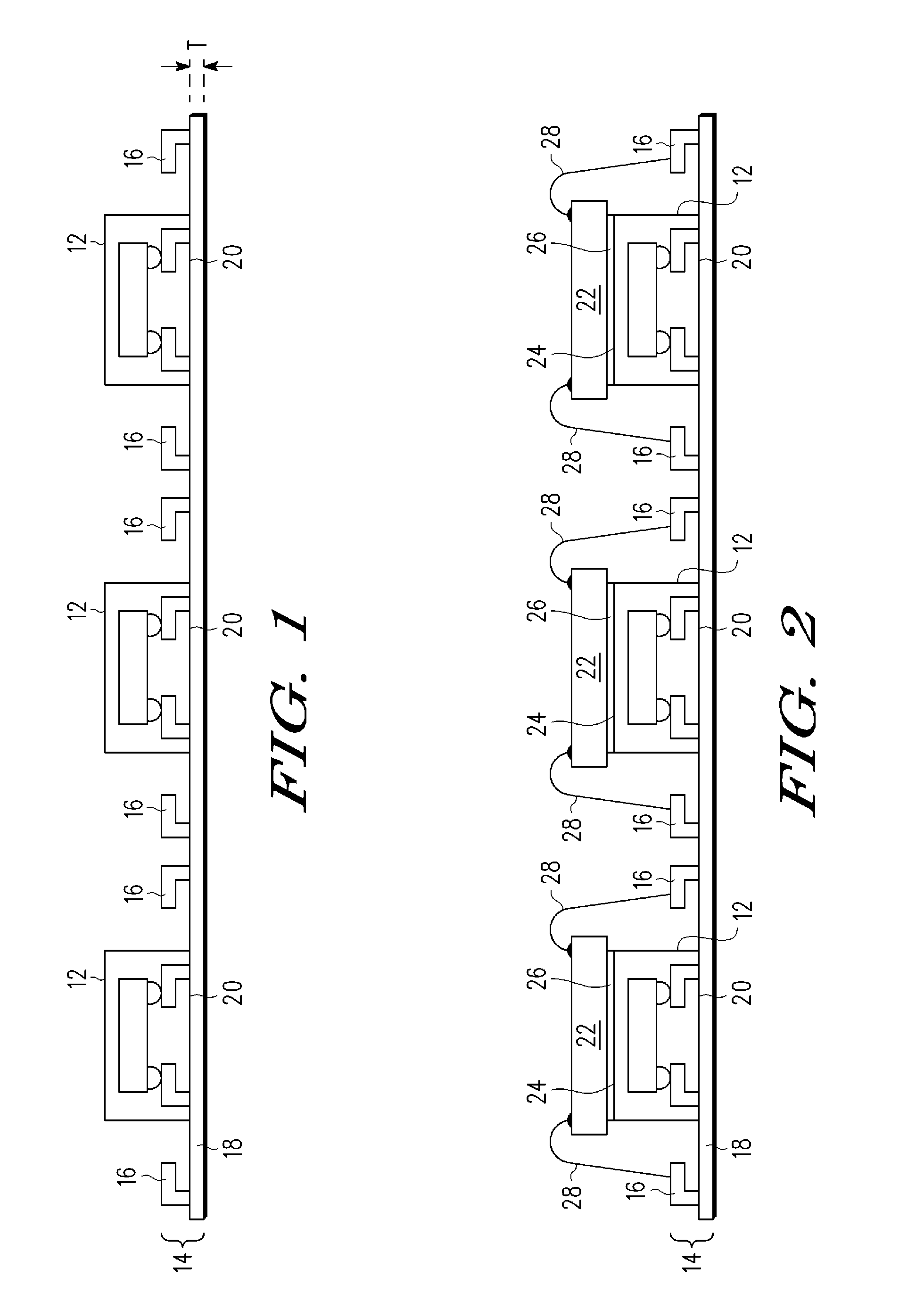 Array quad flat no-lead package and method of forming same