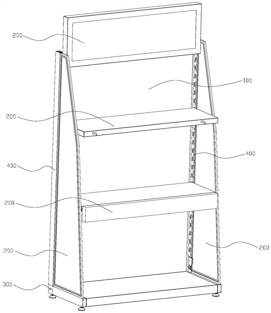 Modular showing stand power supply system