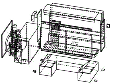 Full automatic closing type stripping imaging machine