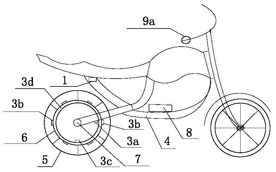 Rim-control type electric bike and drive, brake and range extending methods thereof