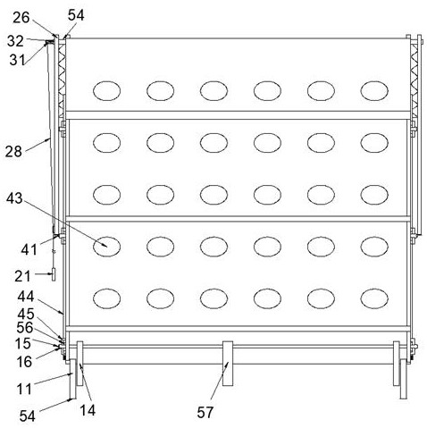 Roof solar panel mounting plate capable of delaying aging degree