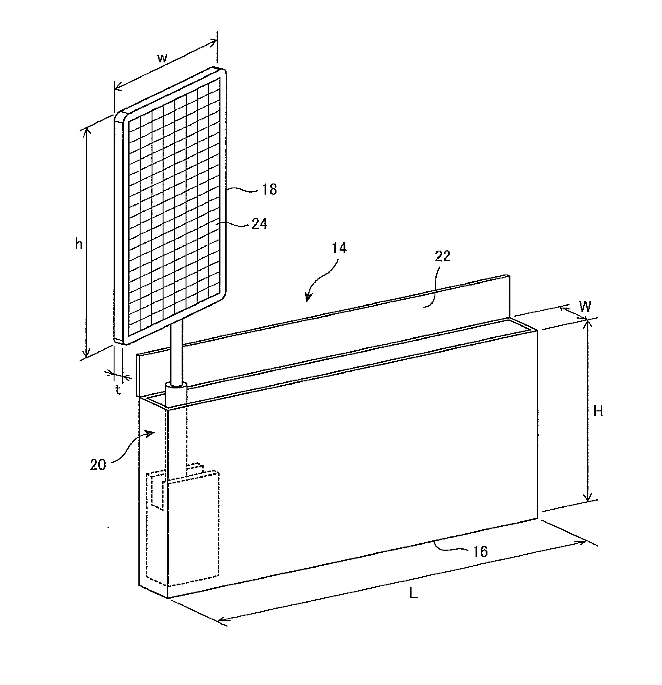Power module for use in marine vessel, and wind-propelled vessel provided with said power module