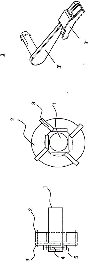 Fastening means for current and/or voltage sensor