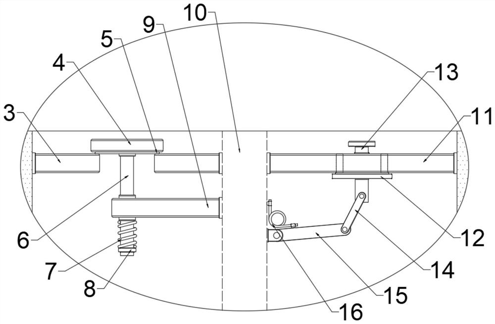 Lower clamping plate structure for loudspeaker