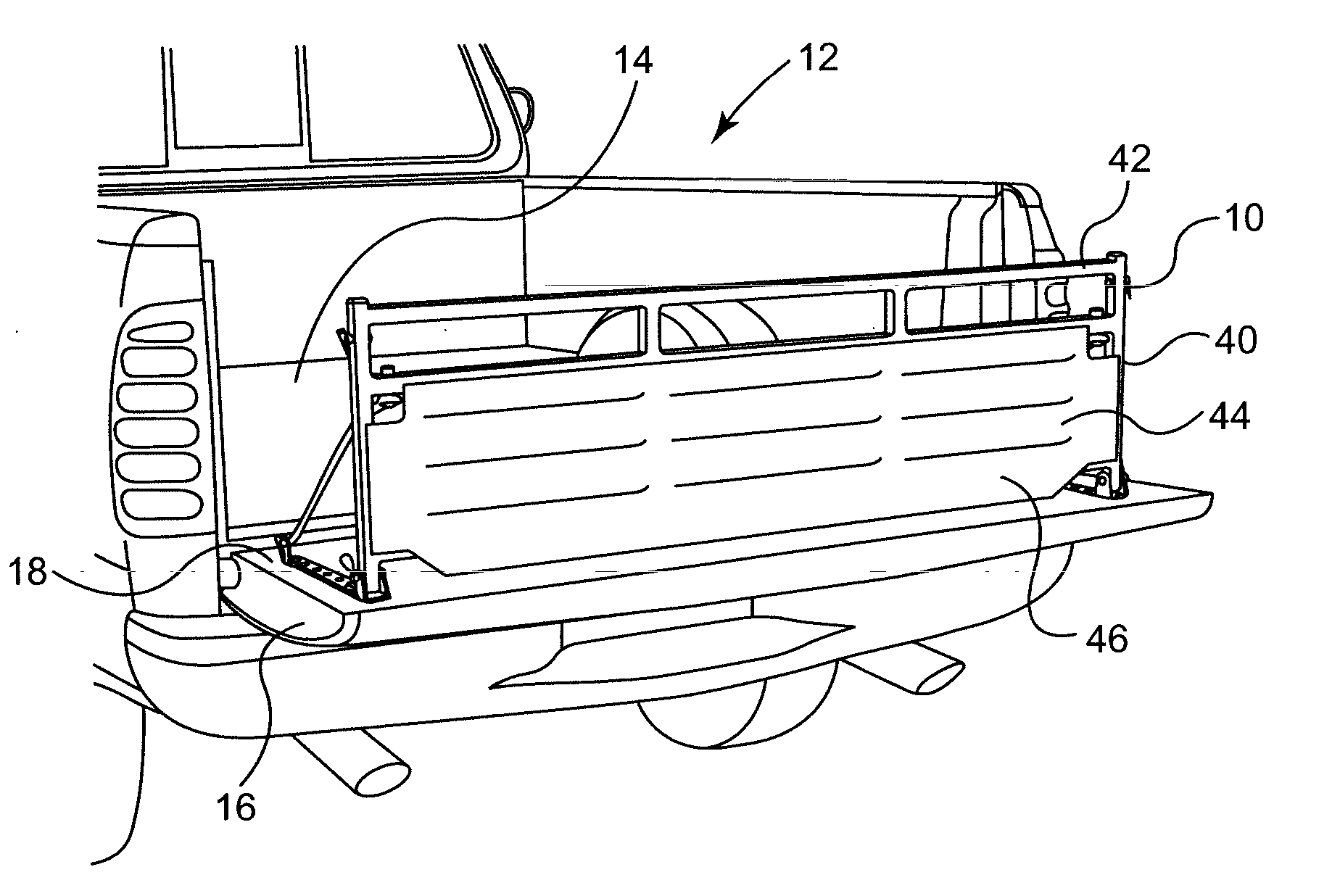 Device and Method for Extending Truck Cargo Space