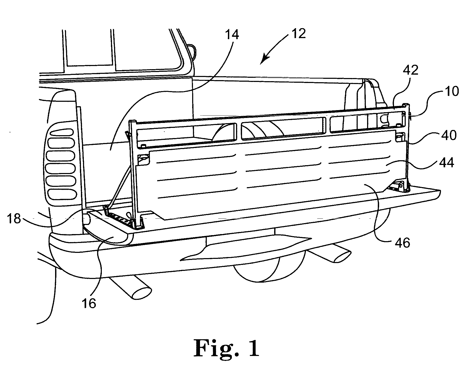 Device and Method for Extending Truck Cargo Space