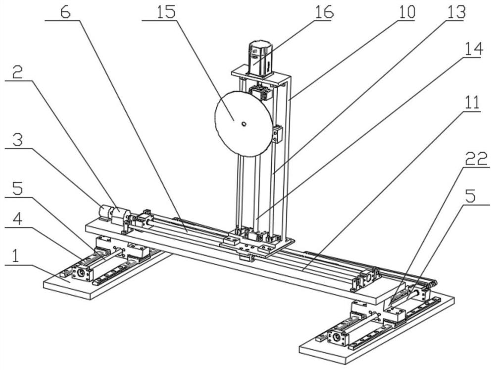 A single-spindle glass magnesium plate edge trimming machine and edge trimming method