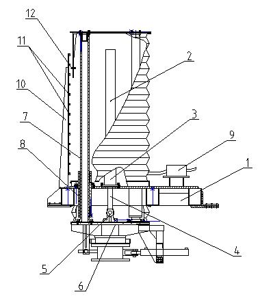 Elevator mechanism of automatic stacking device and control method