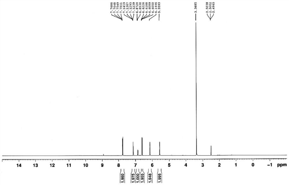 Trifluoromethyl substituted aromatic diamine compound containing aromatic ester structure and preparation method thereof