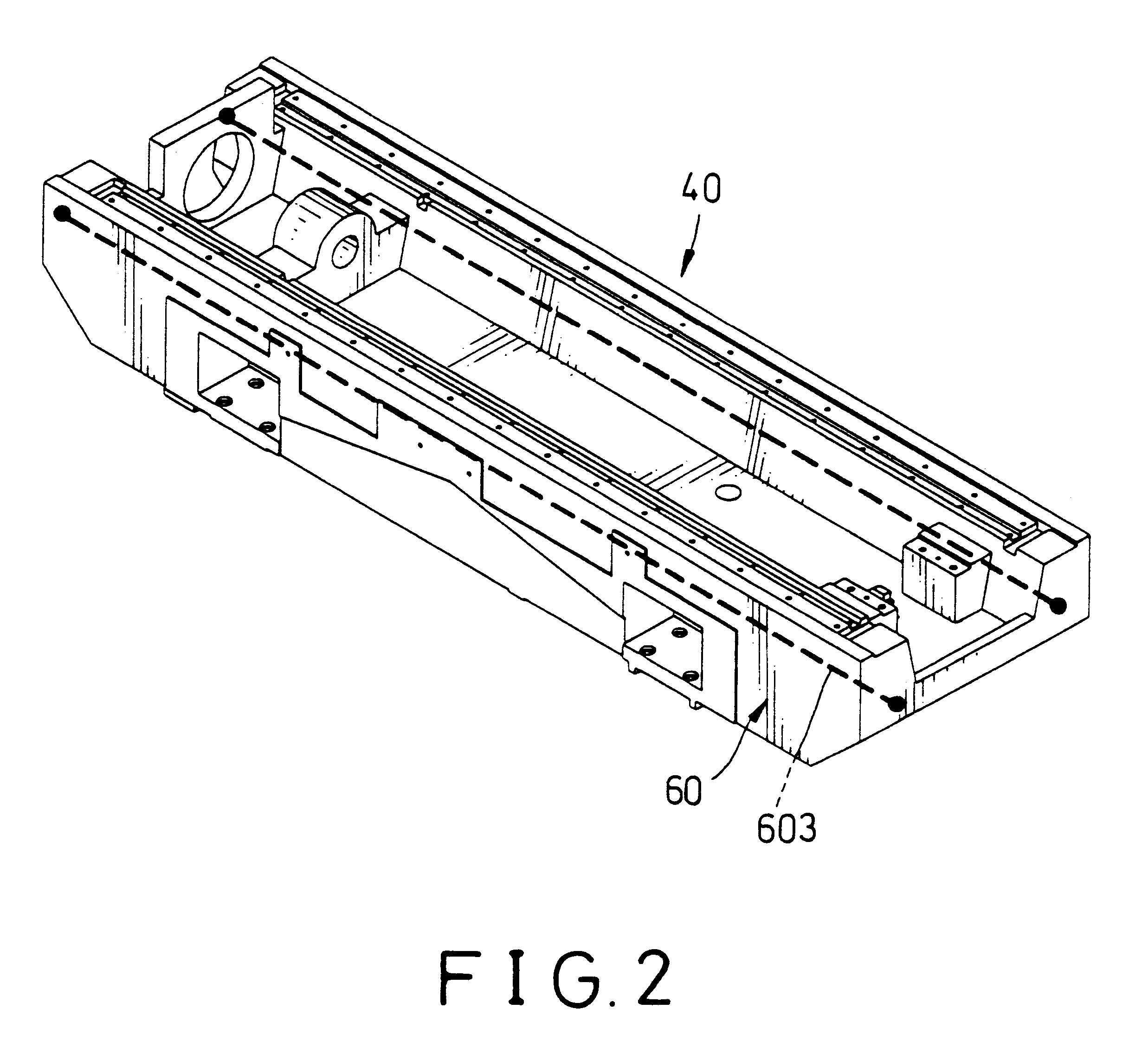 Prestressing device for a mechanical finishing device