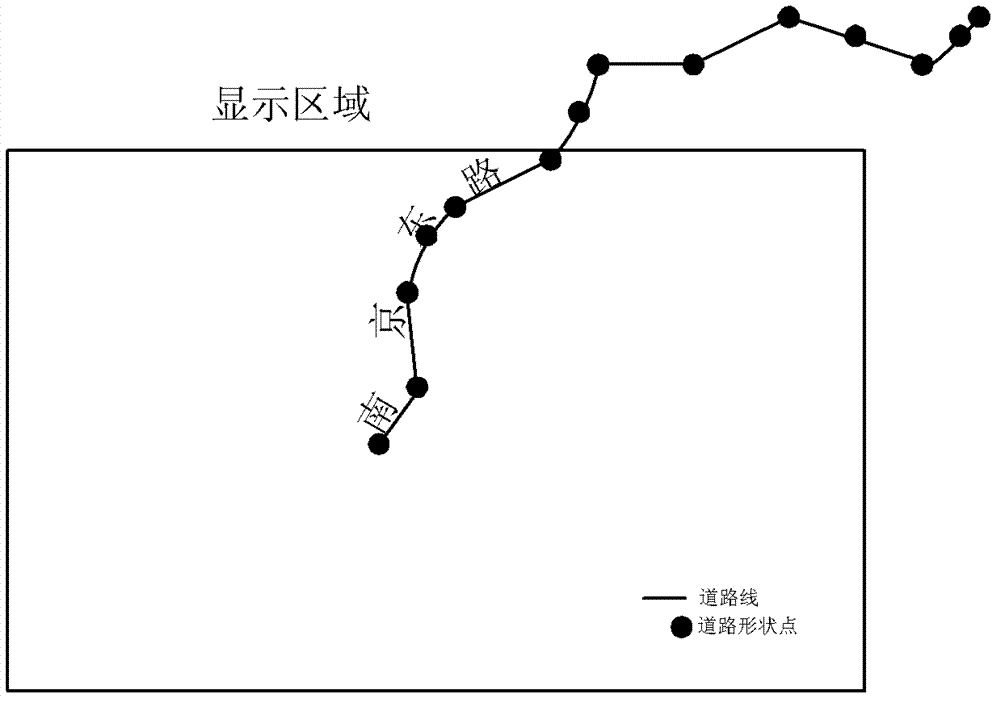 Road name display method, and apparatus, server and system thereof