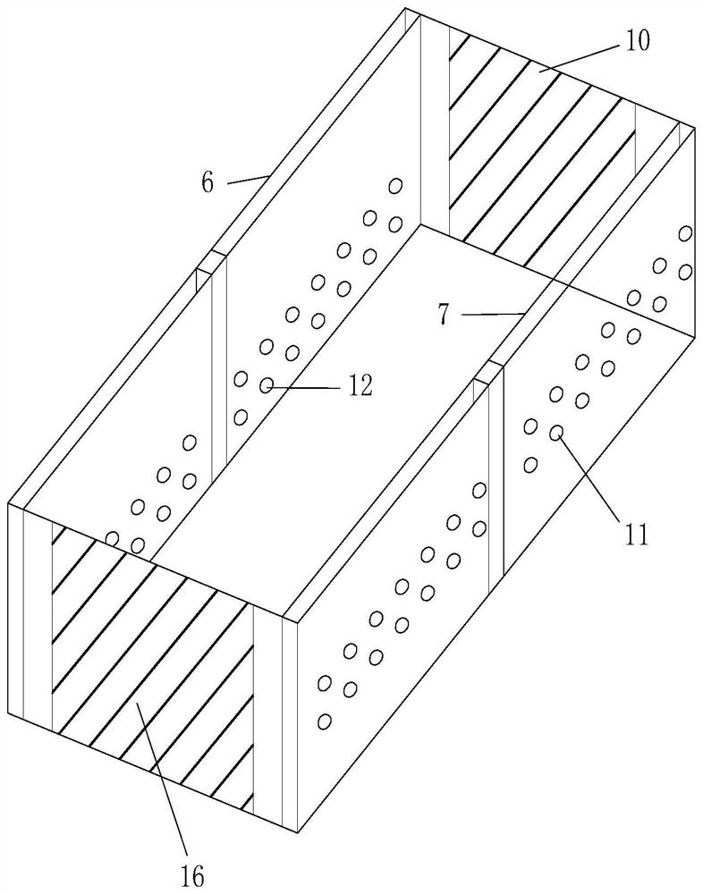 A double-layer staggered-hole energy-dissipating ship compartment for ship locks