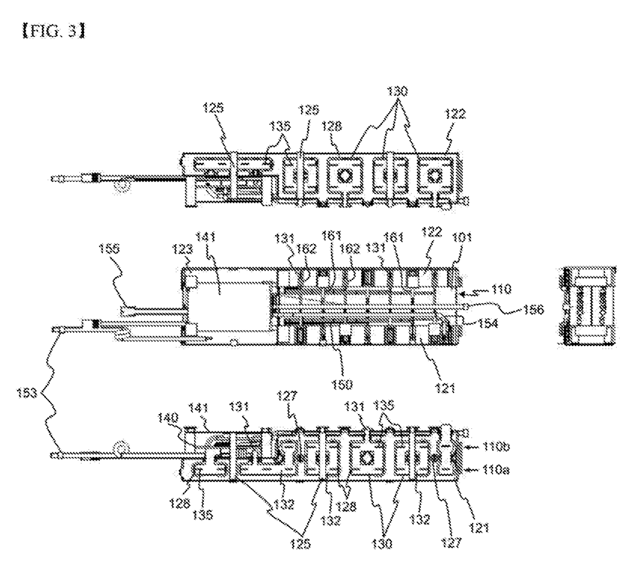 Battery module comprising wire-fixing ribs