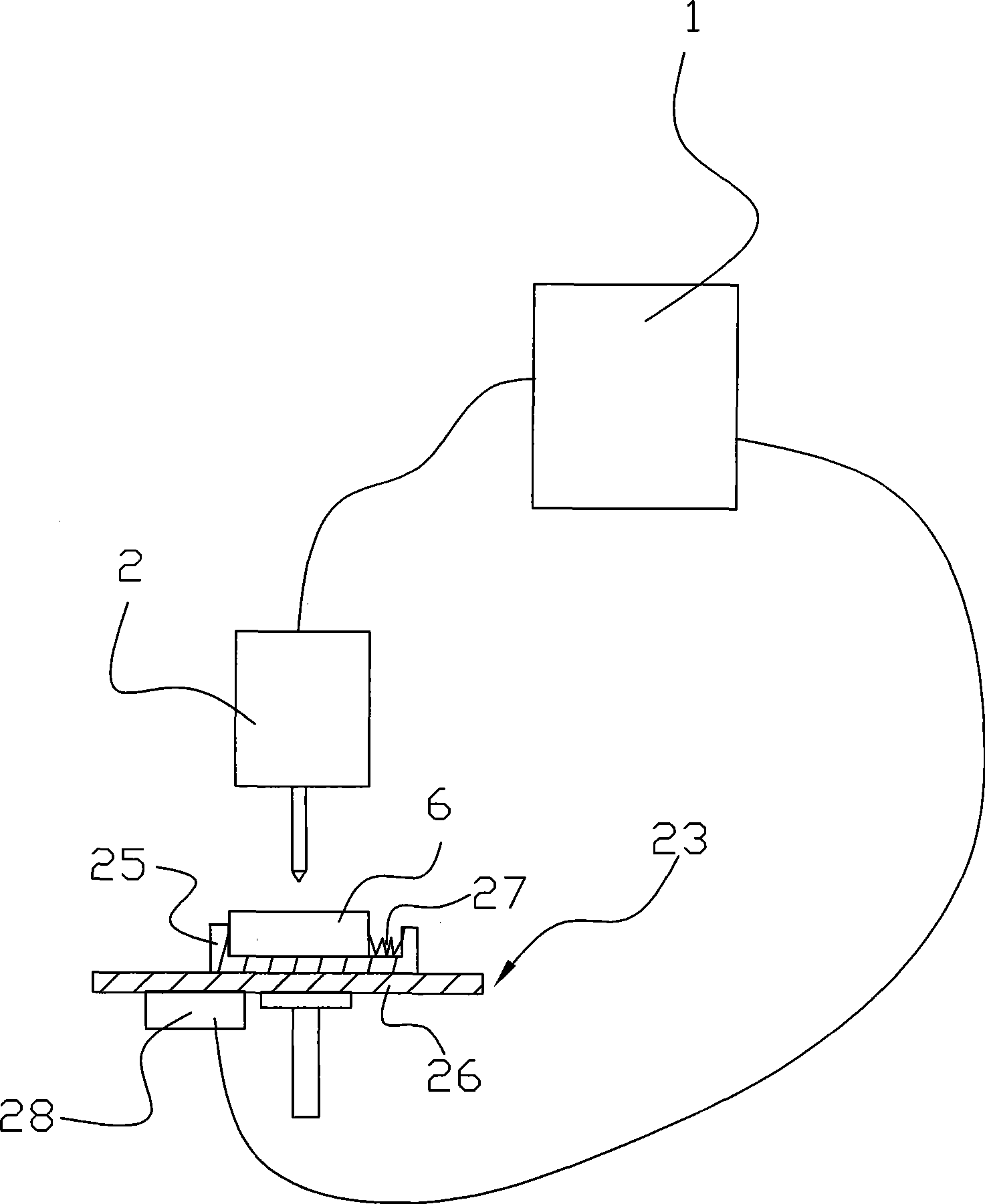 Automatic/semi-automatic measurement method for depth-hardness curve of rolled steel and device thereof