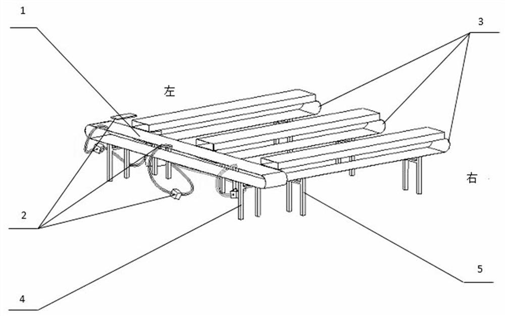 High-speed reed leaf sorting device and working method