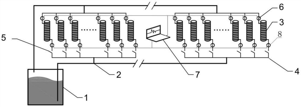 Circulating water temperature control device for growing single crystal by VGF method and application