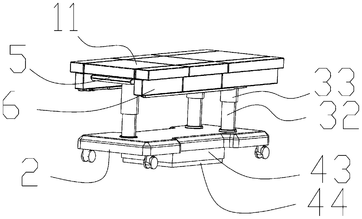 Multifunctional medical bed