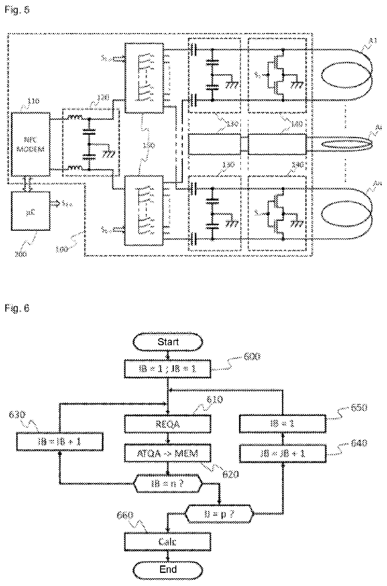 Near-field communication surface and method for locating on said surface