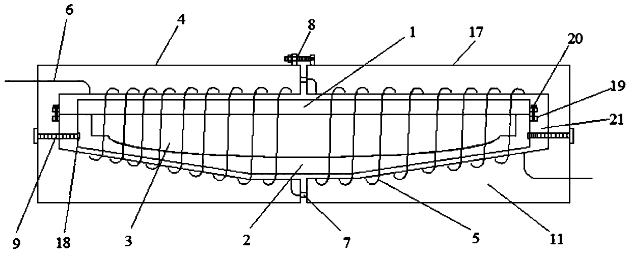 A kind of oriented steel fiber reinforced concrete square manhole cover prefabrication device and manufacturing method