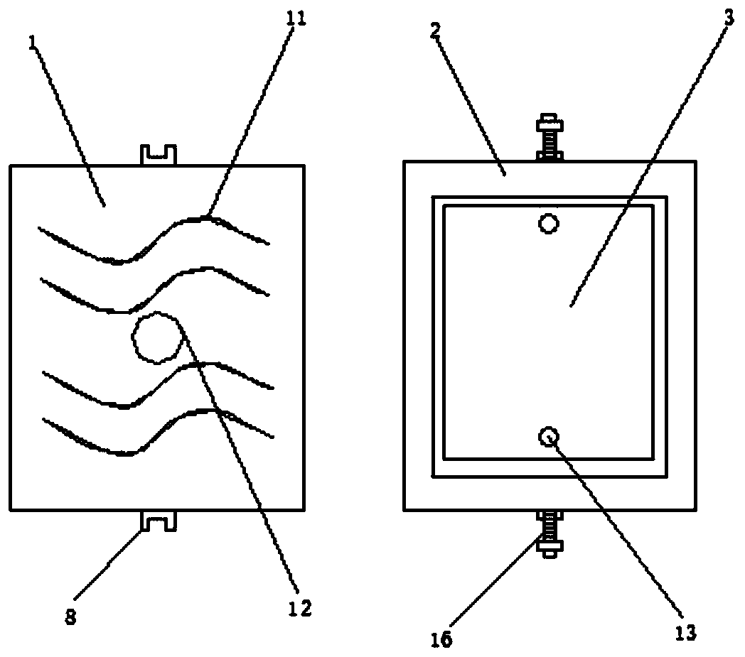 A kind of oriented steel fiber reinforced concrete square manhole cover prefabrication device and manufacturing method