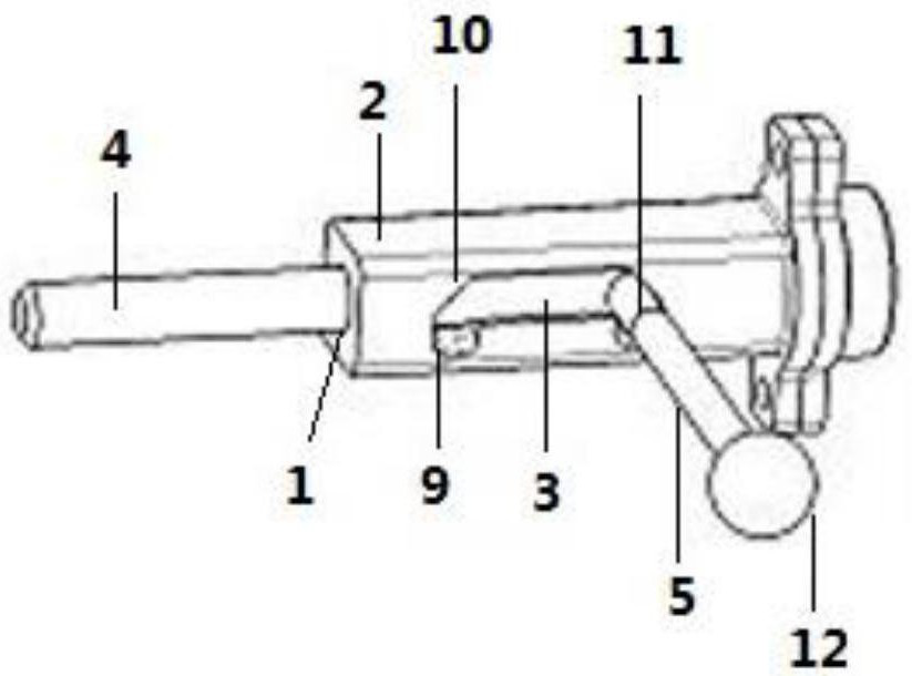 Mechanical anti-riot safety lock and vehicle