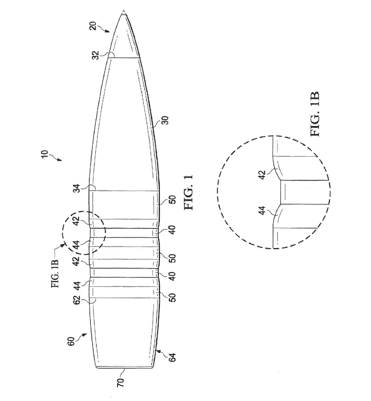 Advanced aerodynamic projectile and method of making same