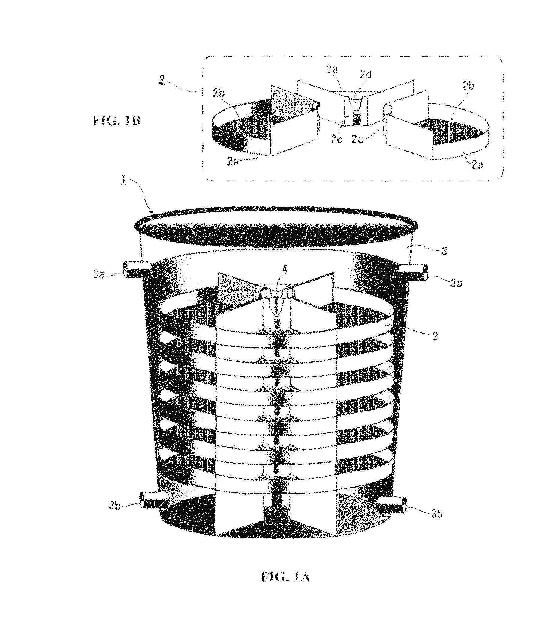 Device for farming benthic organisms such as bivalves