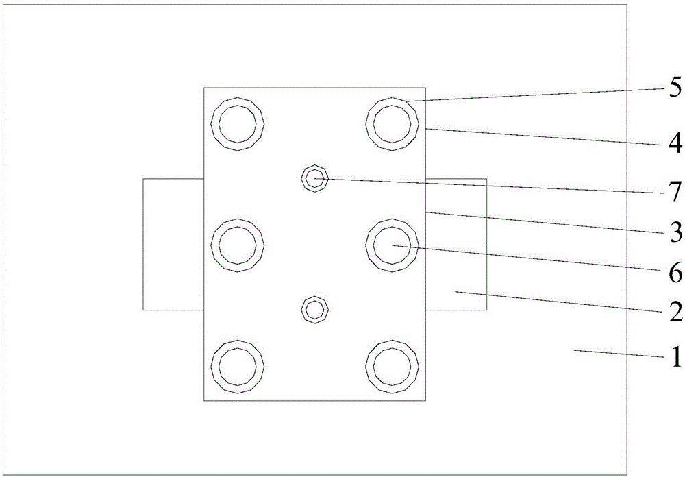 Horn magnetic circuit assembly glue injection clamp