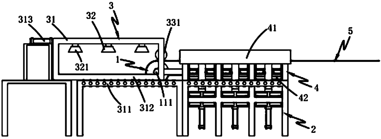 Rapid egg tart skin conveying and adhesion equipment