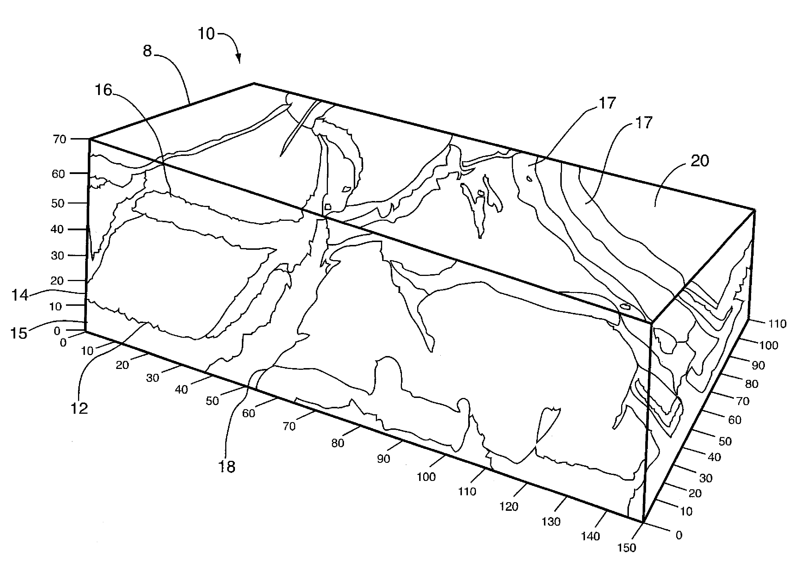 Method for creating a 3D model of a hydrocarbon reservoir, and method for comparative testing of hydrocarbon recovery techniques