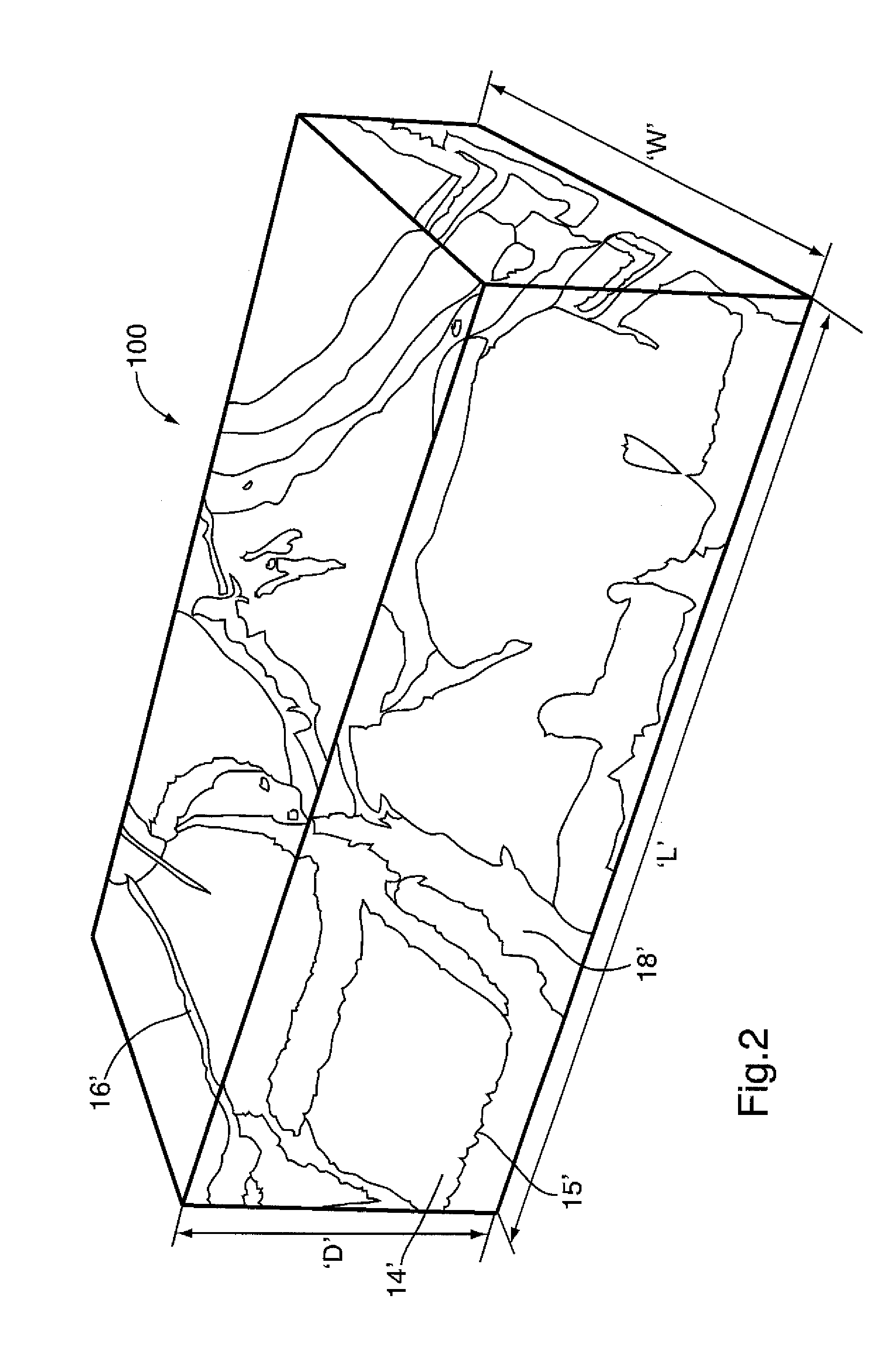 Method for creating a 3D model of a hydrocarbon reservoir, and method for comparative testing of hydrocarbon recovery techniques