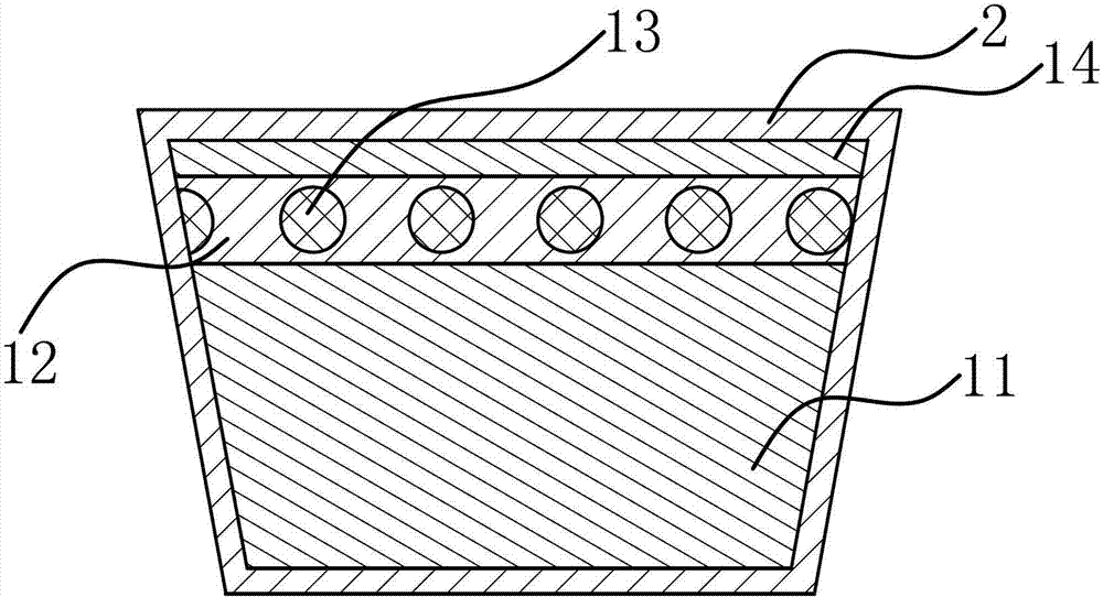 Wrapping cloth V belt and manufacture method thereof