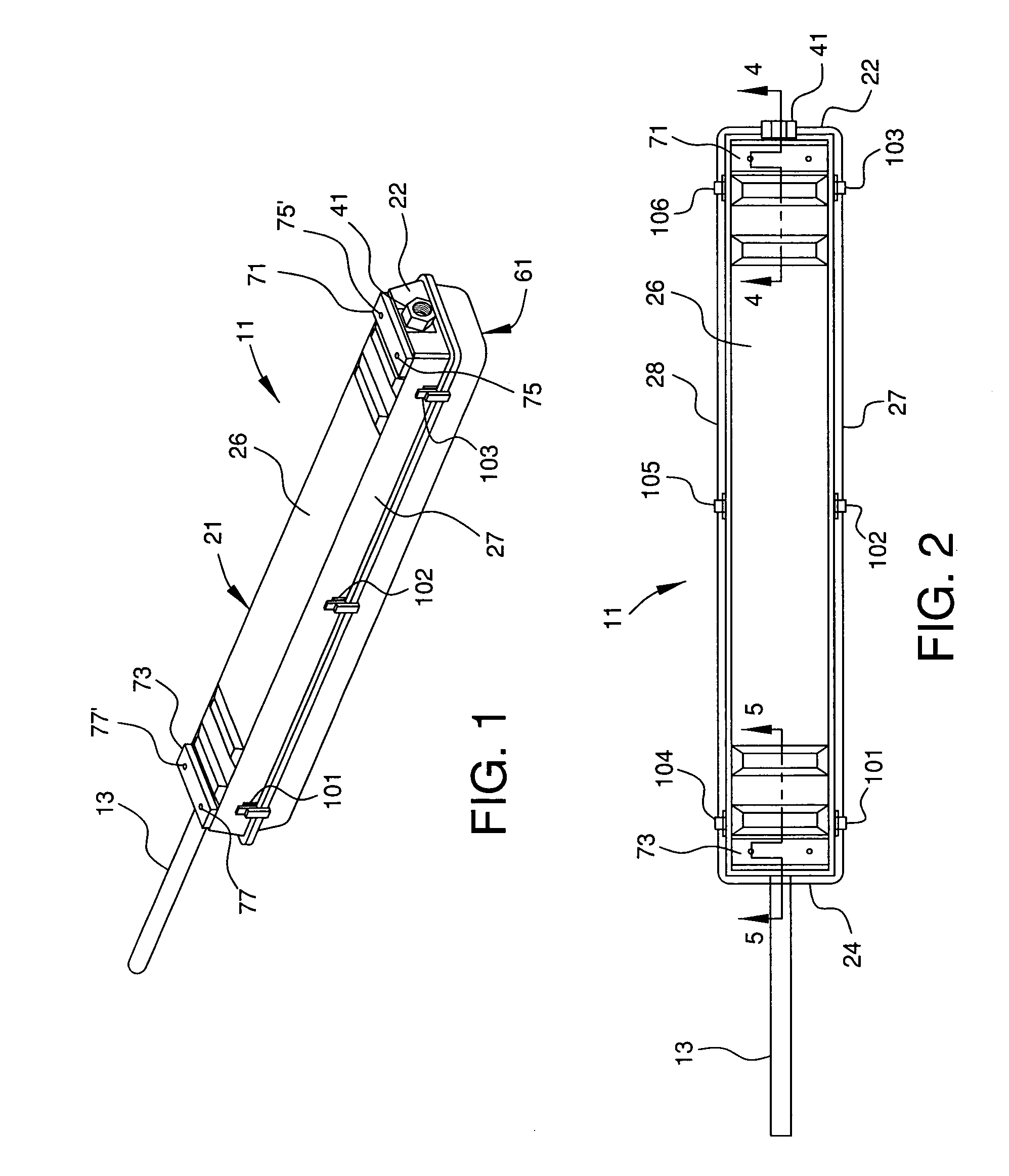 Structural reinforcing bracket for a luminaire housing