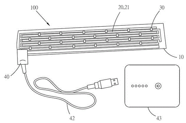 Flexible light emitting diode lamp board and manufacturing method thereof