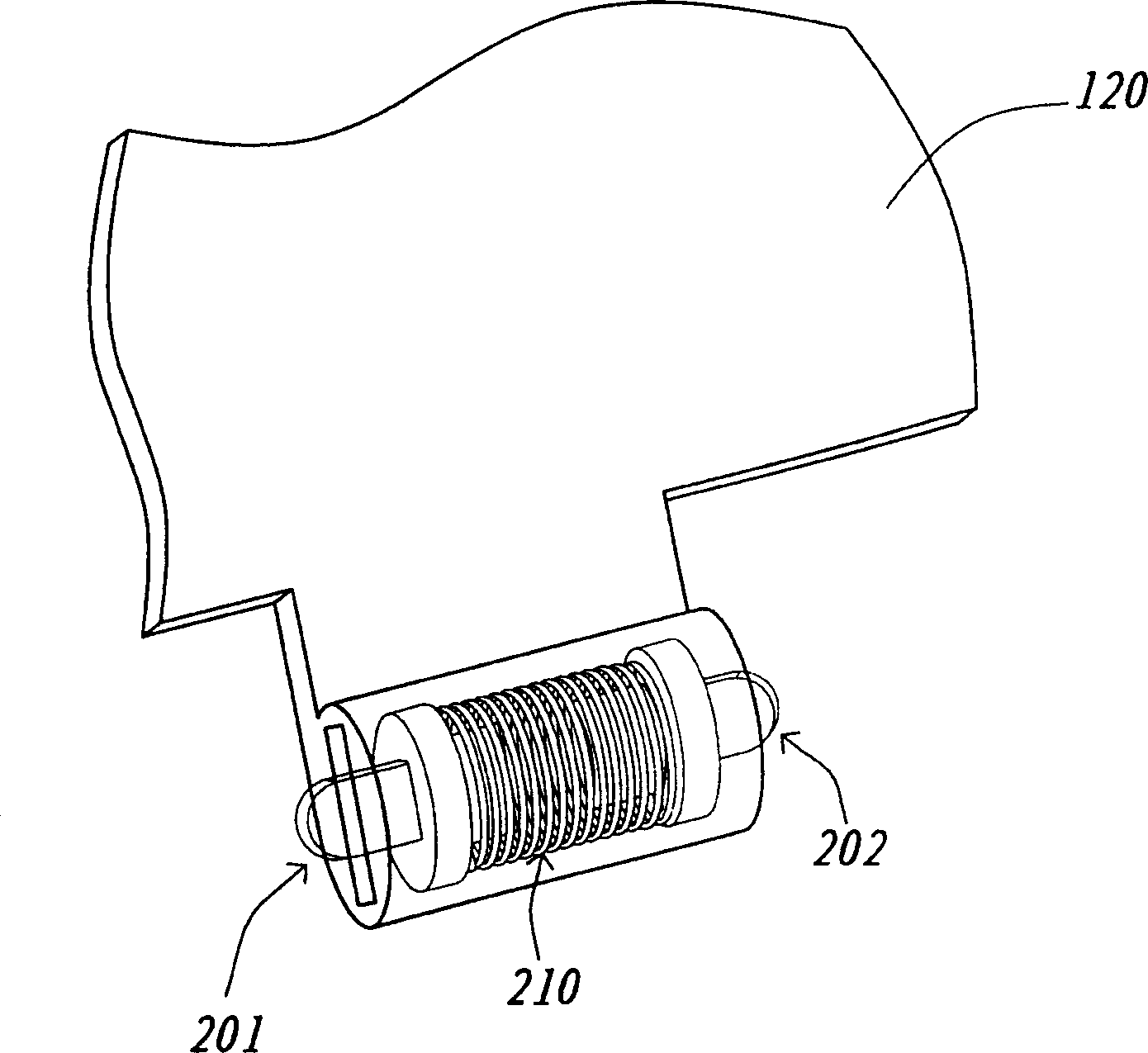 Automatic locking hinge mechanism and cover-lifting type mobile phone with the same