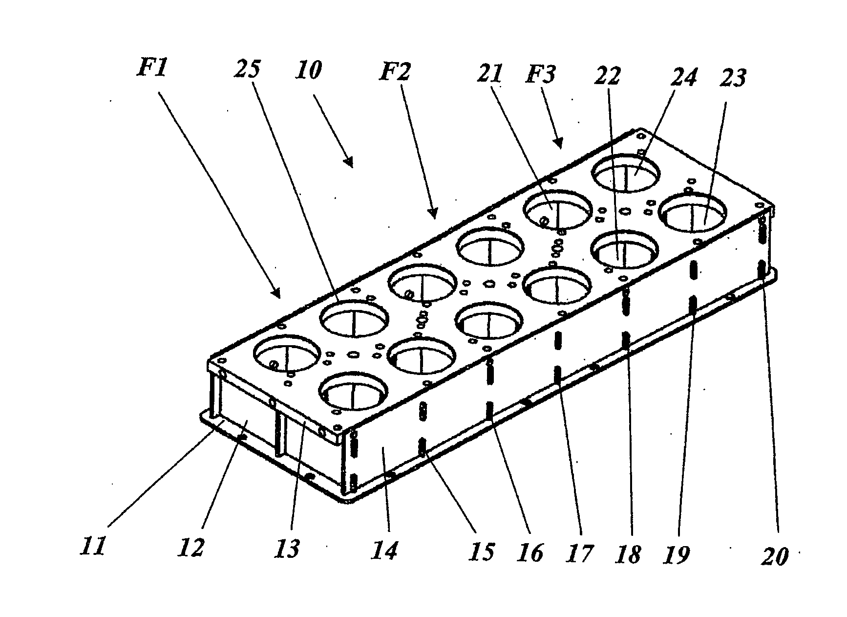 Tunable high-frequency filter arrangement and method for the production thereof