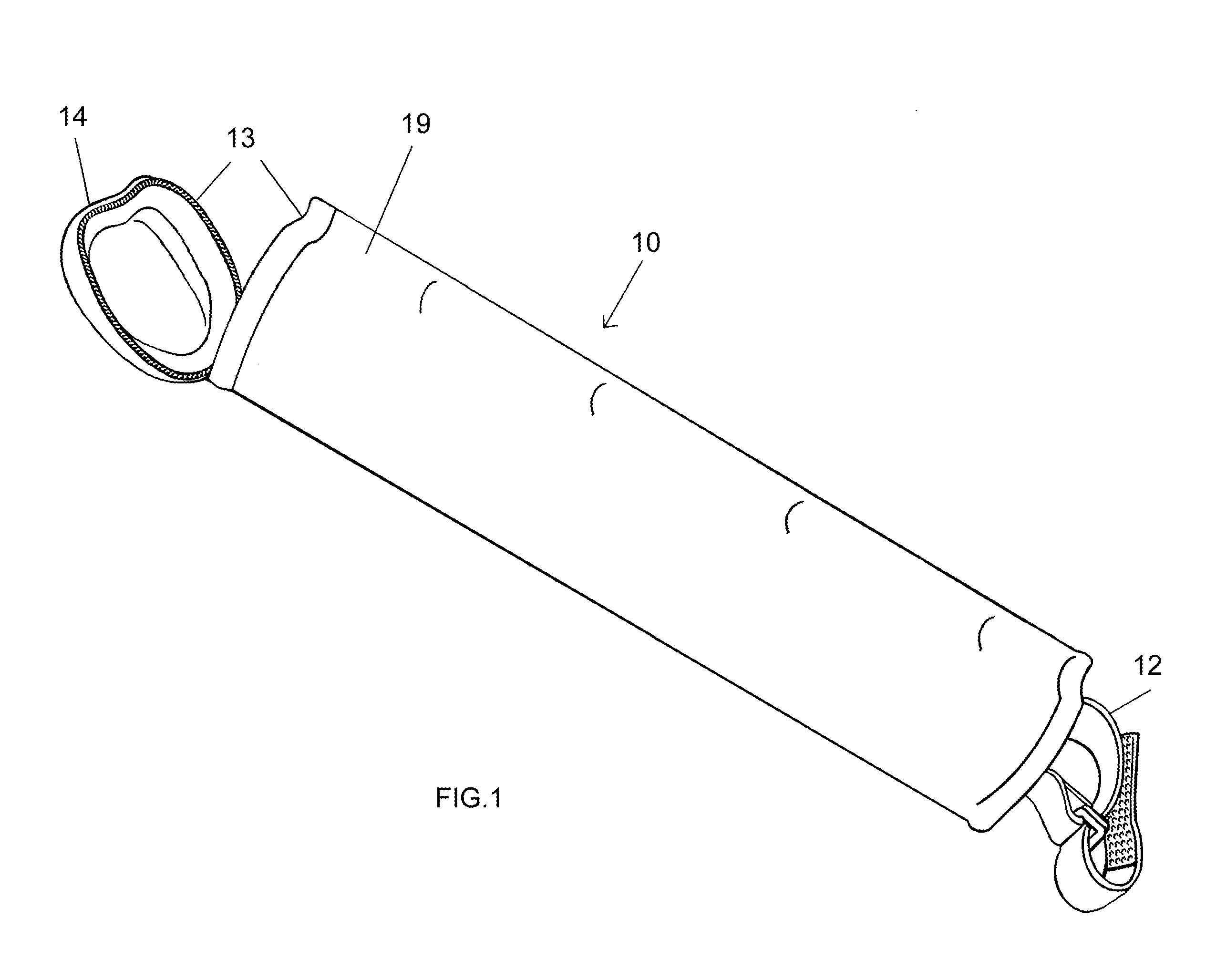 Case with weights for adding weight to a bicycle