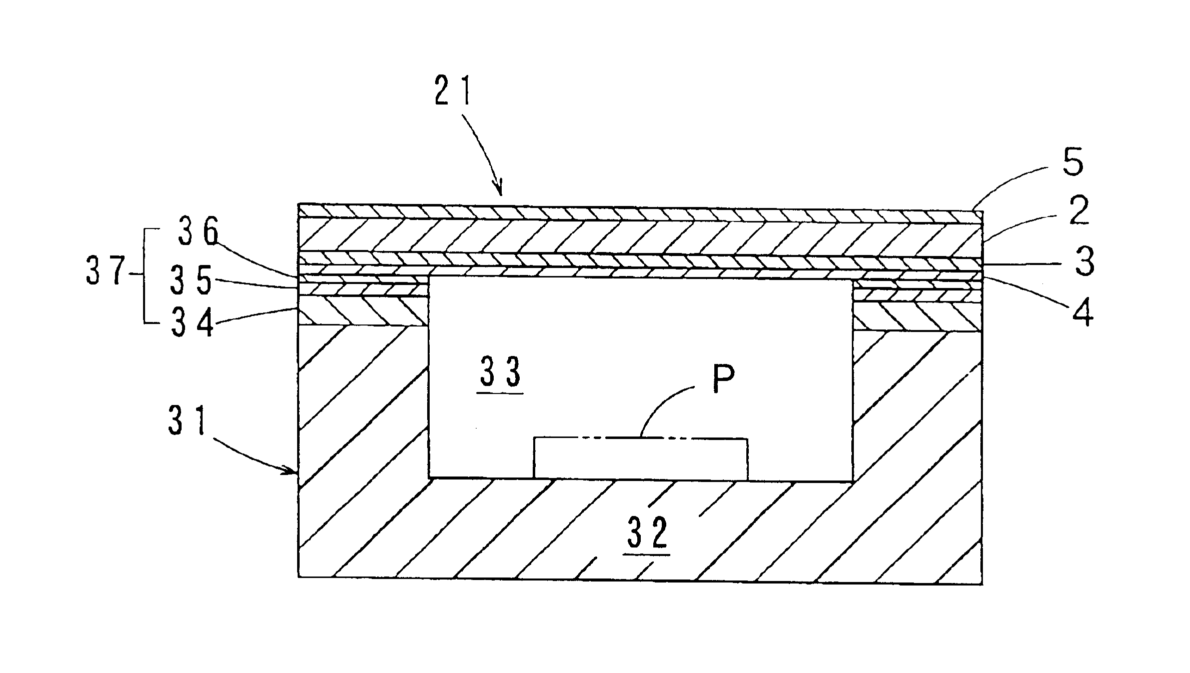 Package for electronic parts, lid thereof, material for the lid and method for producing the lid material