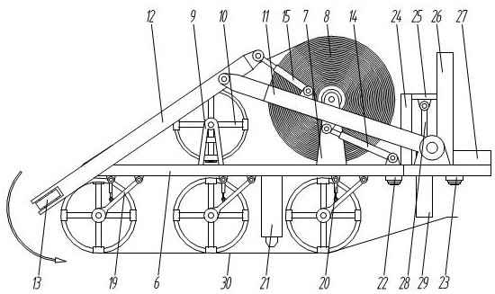 A kind of cable laying engineering machinery