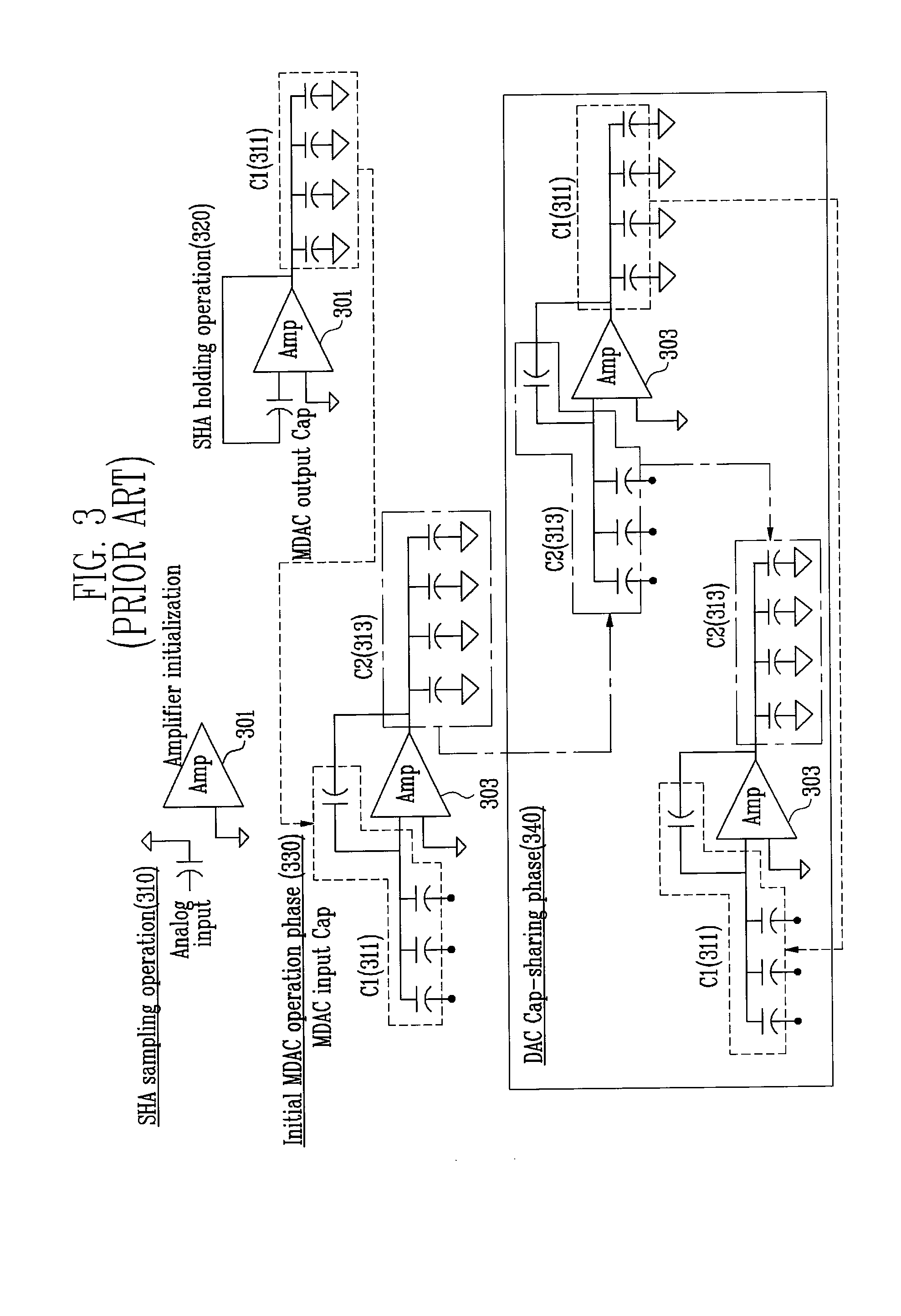 Method of algorithmic analog-to-digital conversion and algorithmic analog-to-digital converter