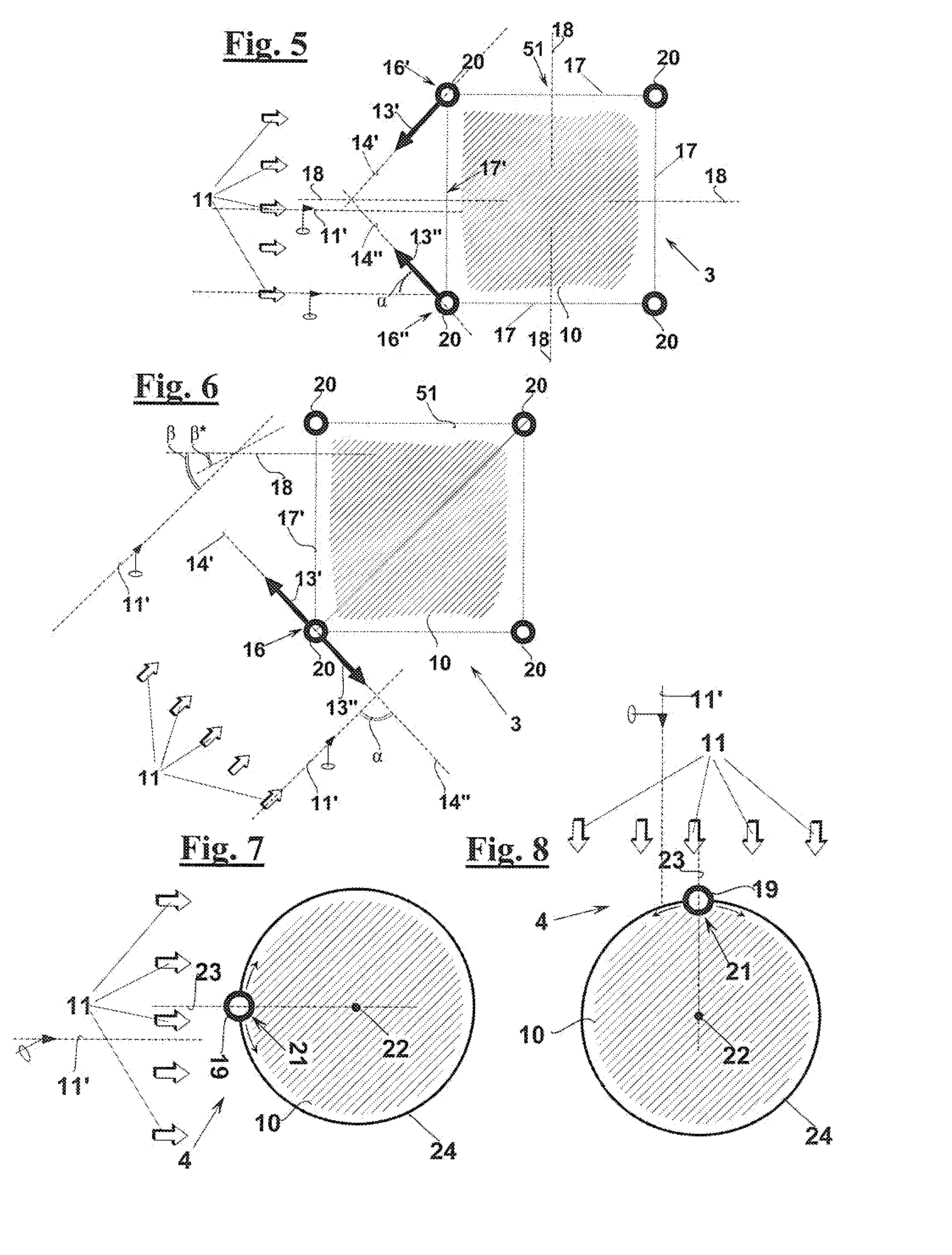 Method and an apparatus for creating an outdoor still-air environment, or an environment with controlled wind