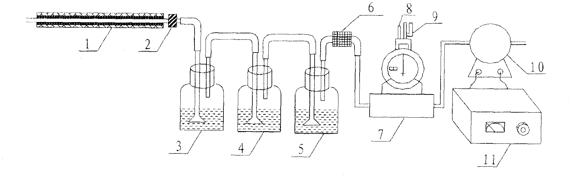 System for determining SO3 in flue gas