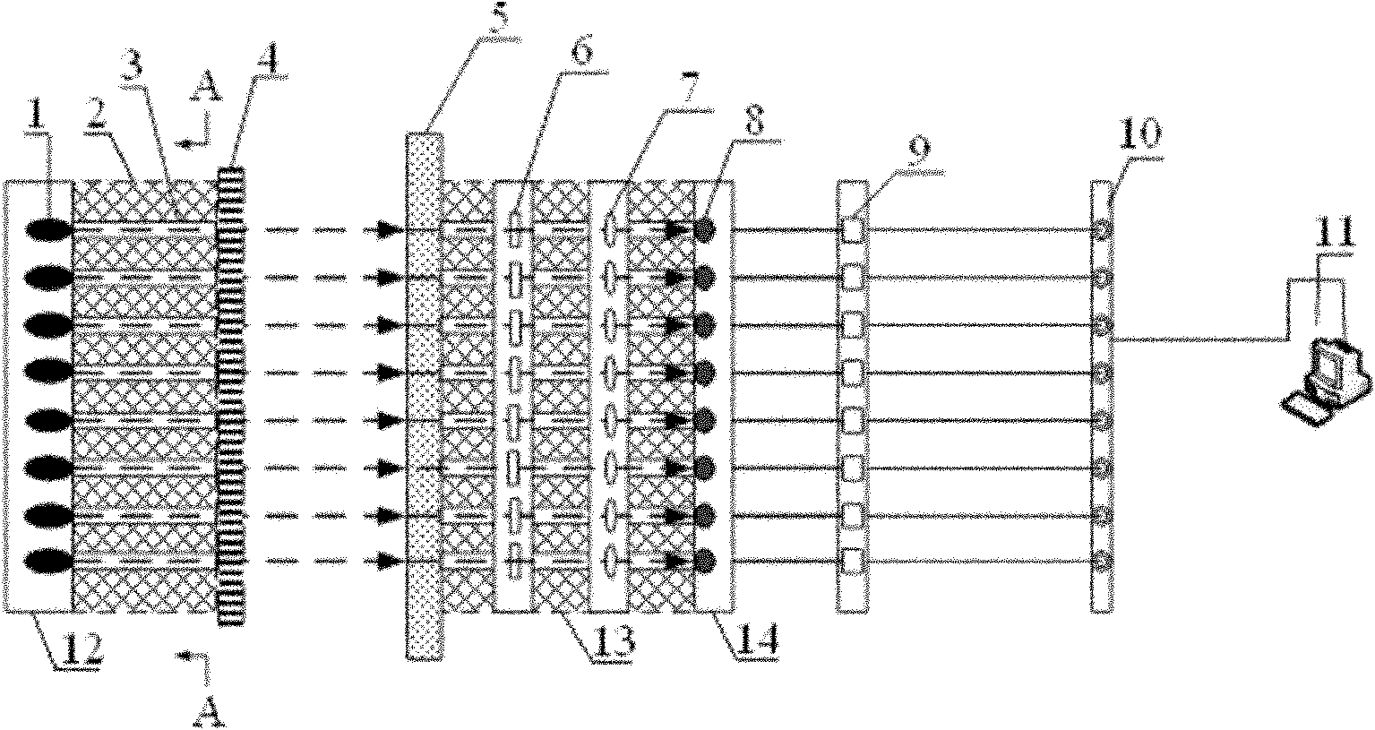 Device for measuring transmittance of optical window of nuclear fusion device