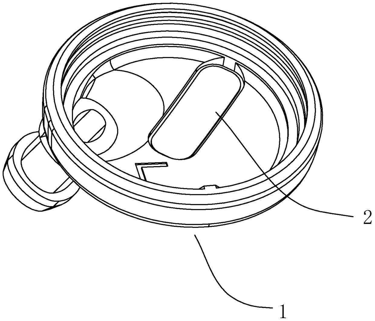 A method for hot-pressing and fixing dust-proof net on earphone cover