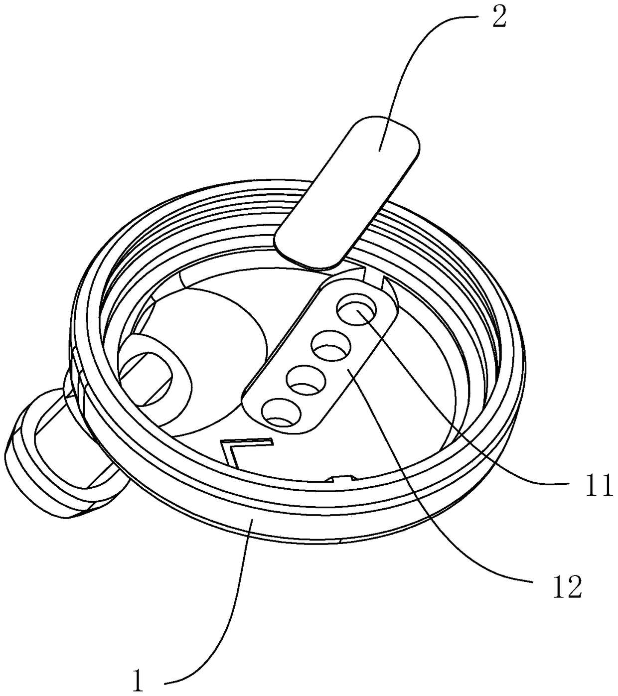 A method for hot-pressing and fixing dust-proof net on earphone cover